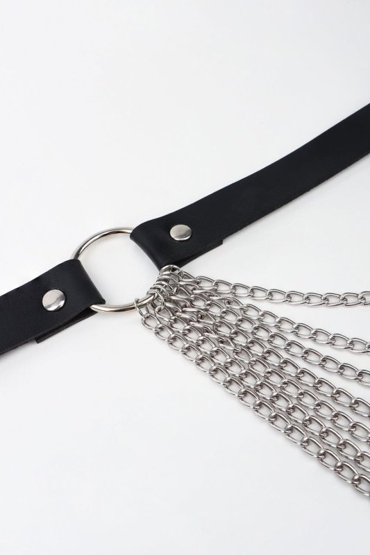 PU Belt with Chain - ShalayeFashion