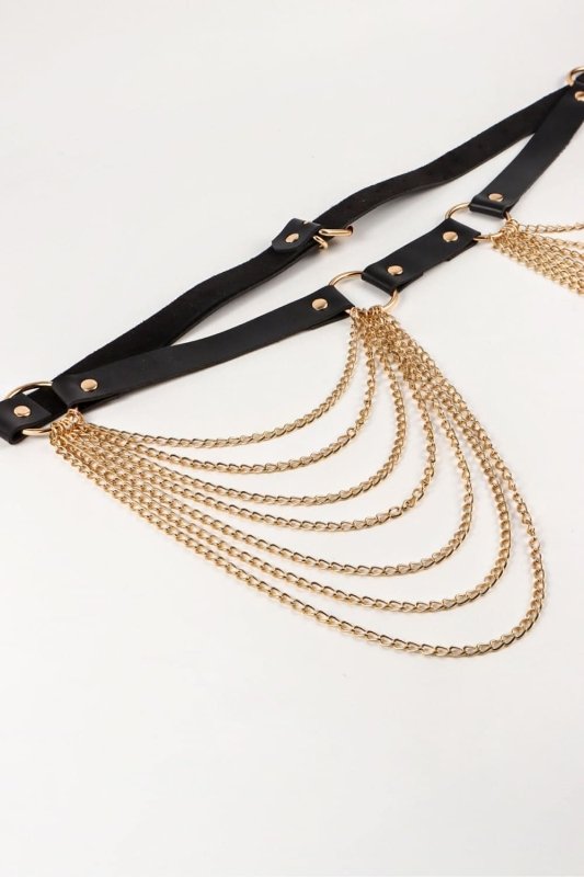 PU Belt with Chain - ShalayeFashion