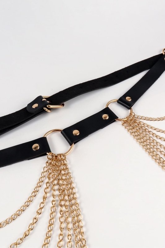 PU Belt with Chain - ShalayeFashion