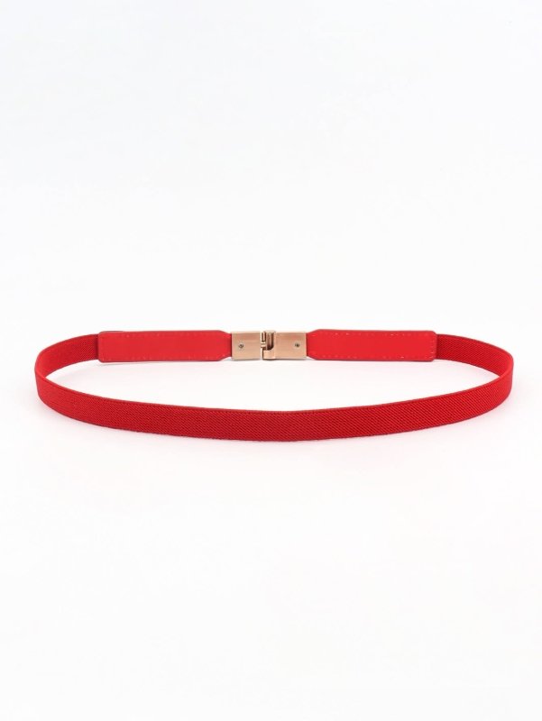 PU Elastic Skinny Belt - ShalayeFashion
