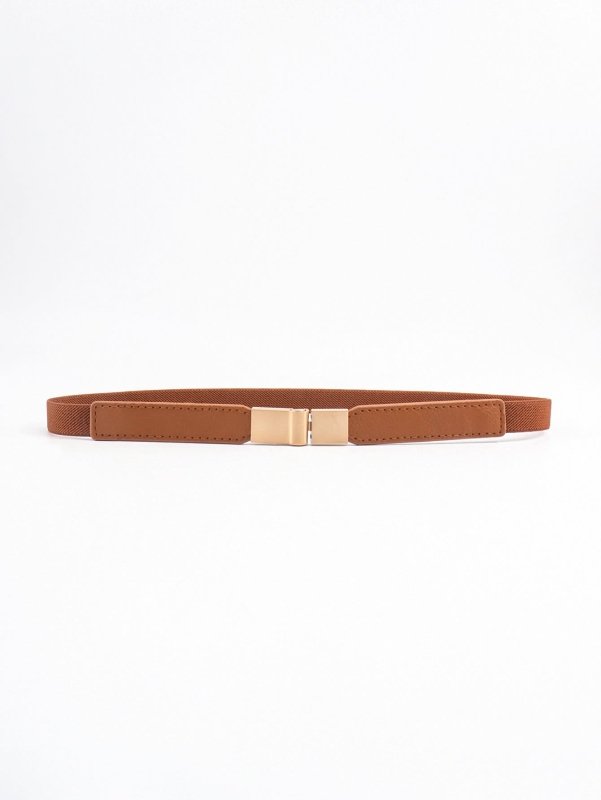 PU Elastic Skinny Belt - ShalayeFashion