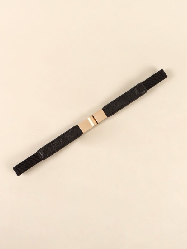 PU Elastic Skinny Belt - ShalayeFashion