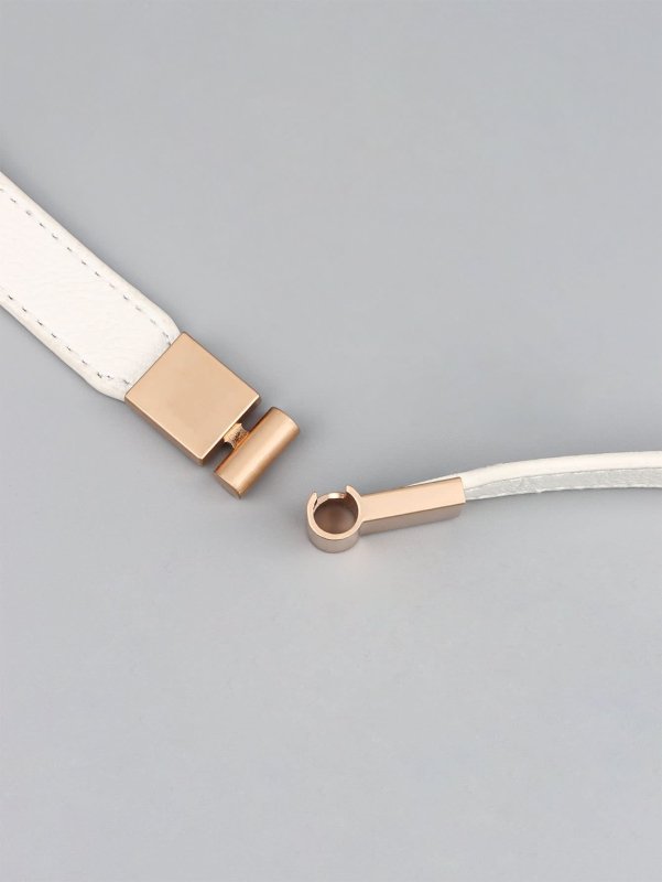 PU Elastic Skinny Belt - ShalayeFashion