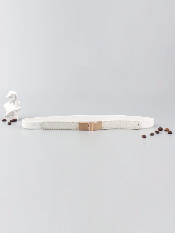 PU Elastic Skinny Belt - ShalayeFashion