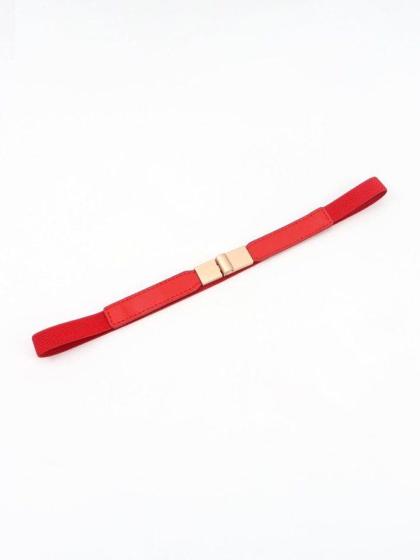 PU Elastic Skinny Belt - ShalayeFashion