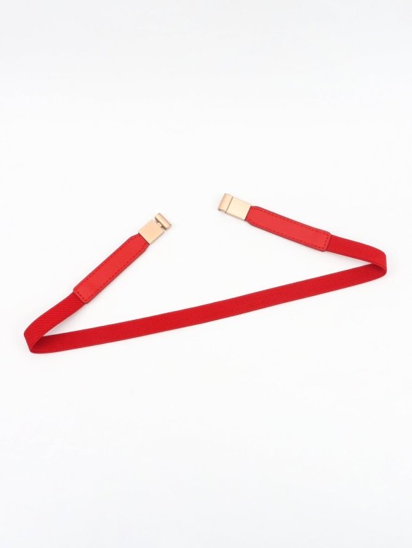 PU Elastic Skinny Belt - ShalayeFashion
