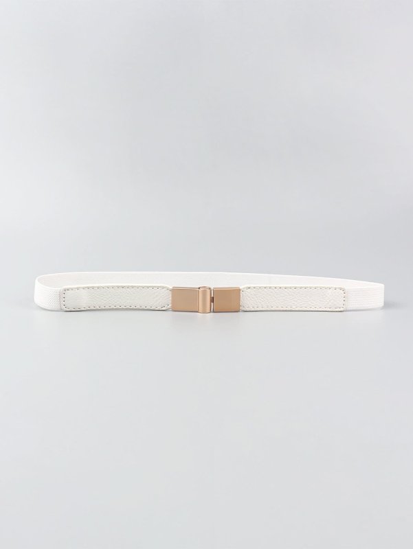 PU Elastic Skinny Belt - ShalayeFashion