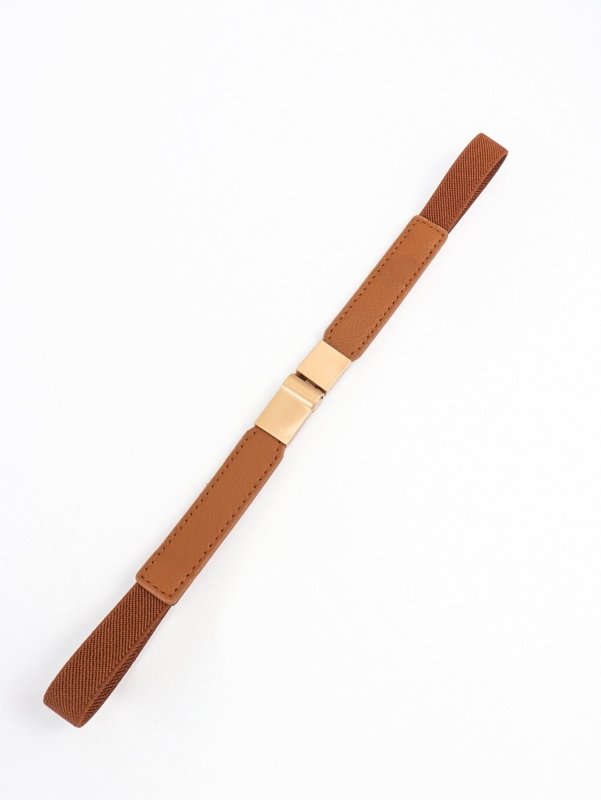 PU Elastic Skinny Belt - ShalayeFashion