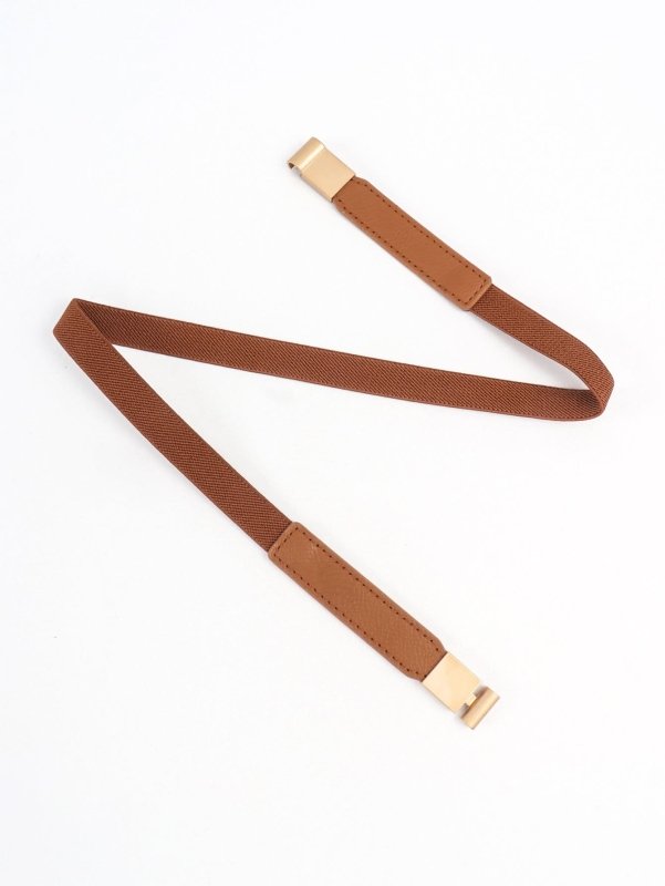 PU Elastic Skinny Belt - ShalayeFashion