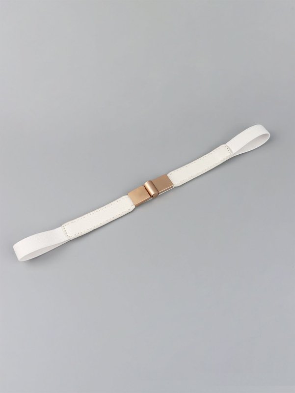 PU Elastic Skinny Belt - ShalayeFashion