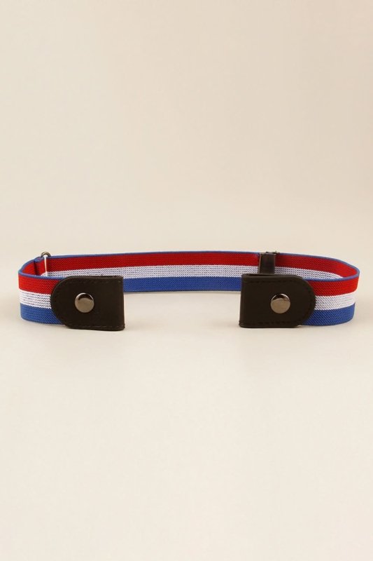 PU Elastic Snap Closure Belt - ShalayeFashion