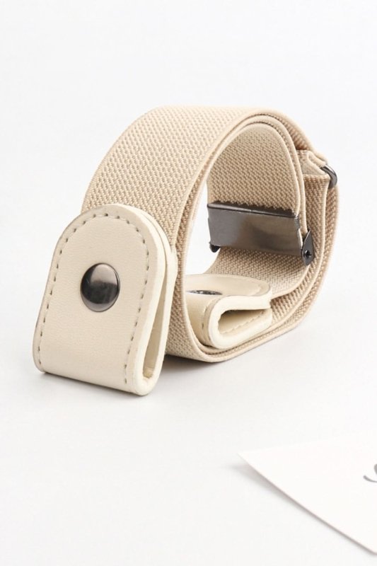 PU Elastic Snap Closure Belt - ShalayeFashion