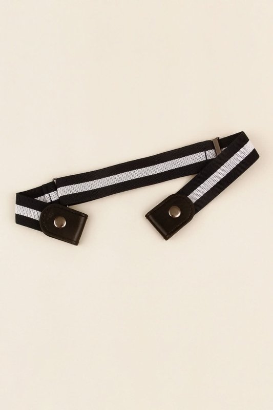 PU Elastic Snap Closure Belt - ShalayeFashion