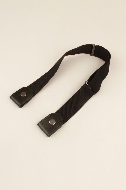 PU Elastic Snap Closure Belt - ShalayeFashion