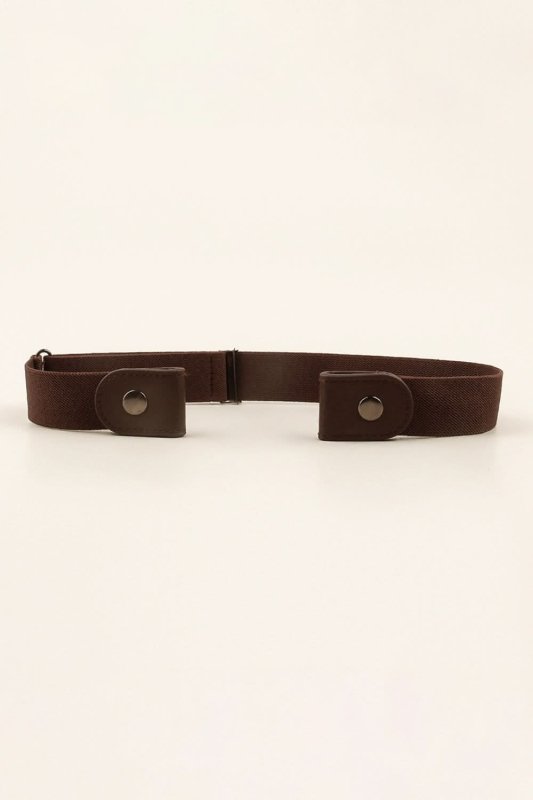 PU Elastic Snap Closure Belt - ShalayeFashion