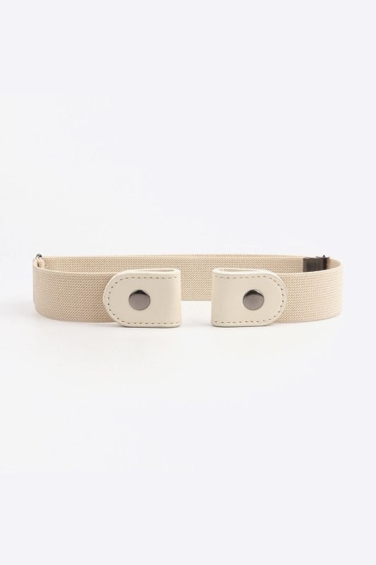 PU Elastic Snap Closure Belt - ShalayeFashion