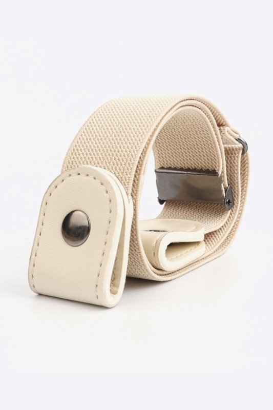 PU Elastic Snap Closure Belt - ShalayeFashion