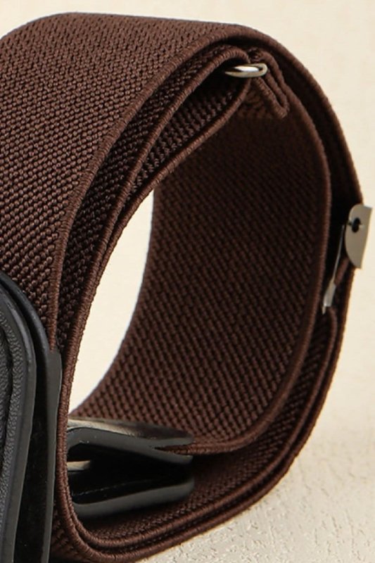 PU Elastic Snap Closure Belt - ShalayeFashion