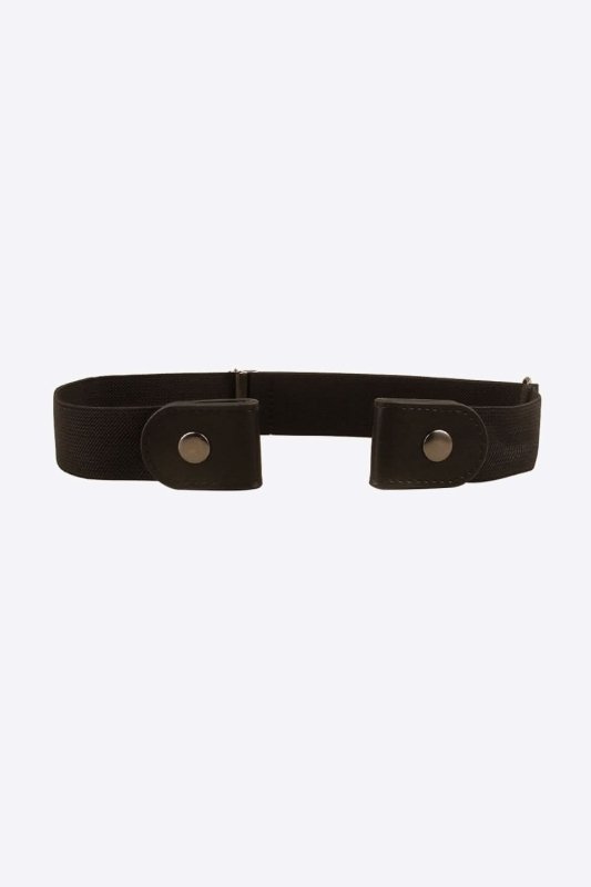 PU Elastic Snap Closure Belt - ShalayeFashion