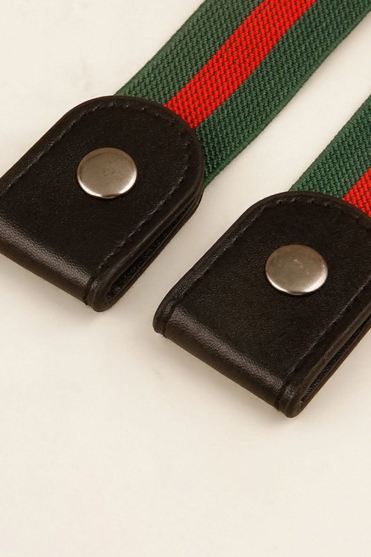 PU Elastic Snap Closure Belt - ShalayeFashion