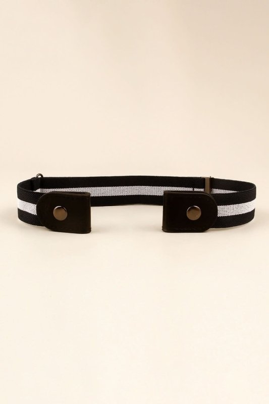 PU Elastic Snap Closure Belt - ShalayeFashion