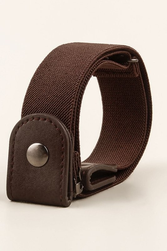 PU Elastic Snap Closure Belt - ShalayeFashion