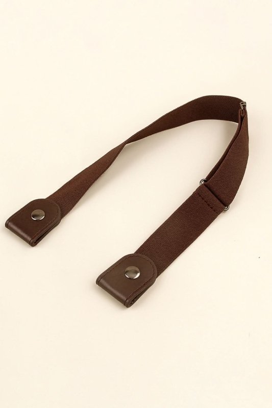 PU Elastic Snap Closure Belt - ShalayeFashion