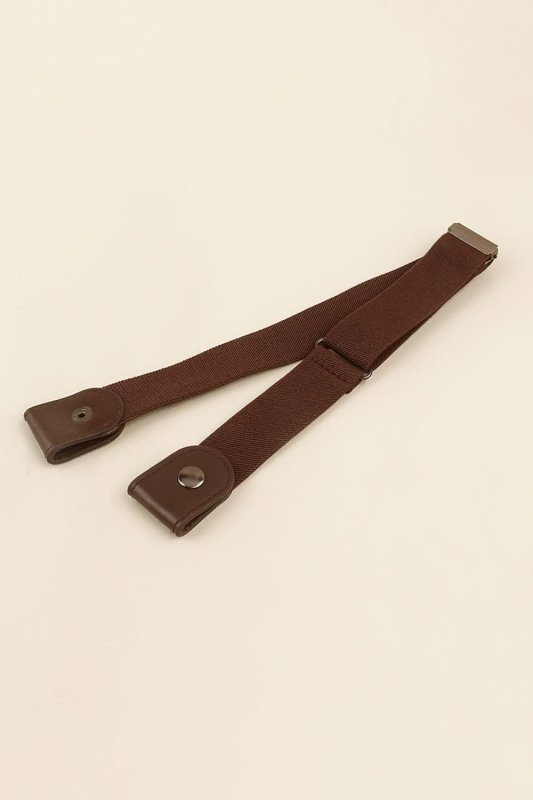 PU Elastic Snap Closure Belt - ShalayeFashion