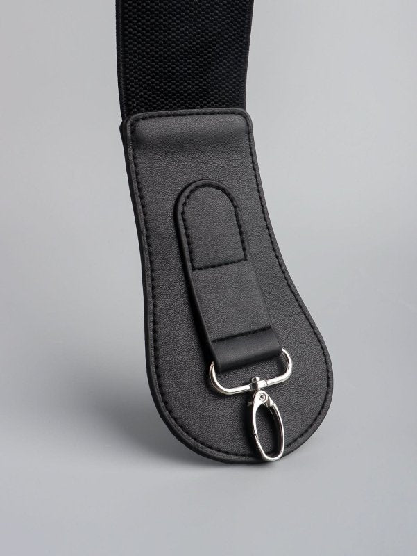 PU Elastic Wide Belt - ShalayeFashion