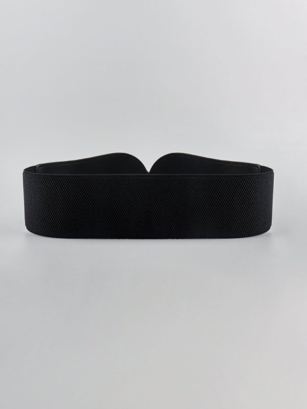 PU Elastic Wide Belt - ShalayeFashion