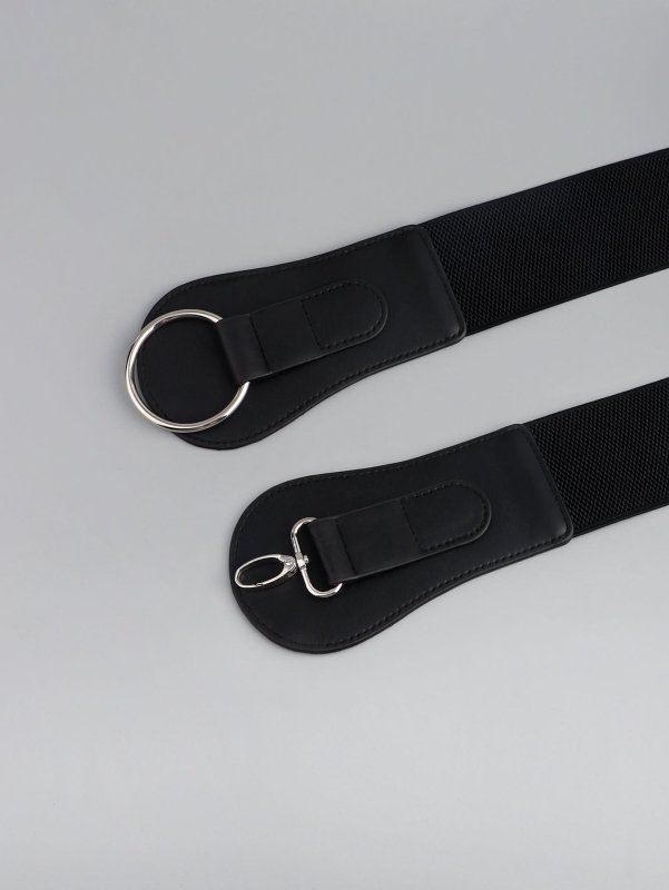 PU Elastic Wide Belt - ShalayeFashion
