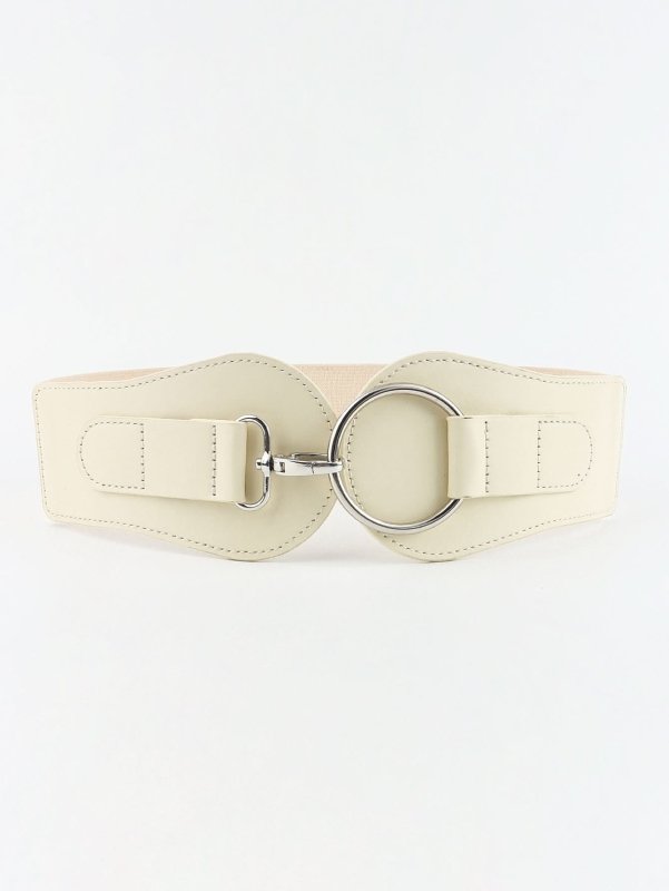 PU Elastic Wide Belt - ShalayeFashion
