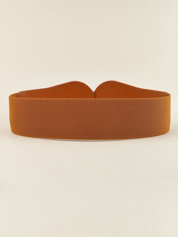 PU Elastic Wide Belt - ShalayeFashion