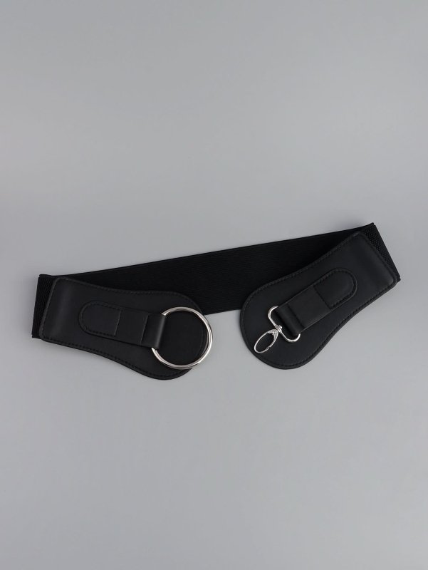 PU Elastic Wide Belt - ShalayeFashion