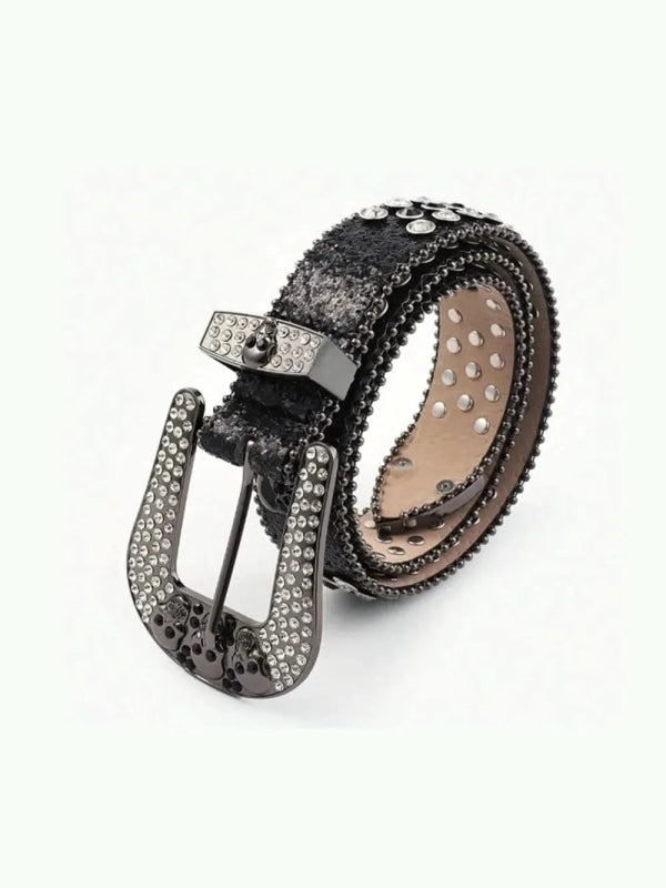 PU Leather Skull Belt - ShalayeFashion