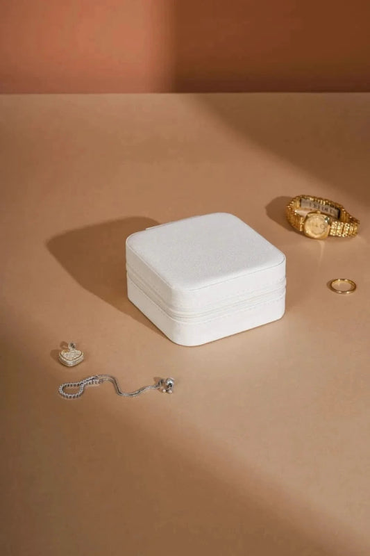 PU Leather Square Jewelry Box - ShalayeFashion