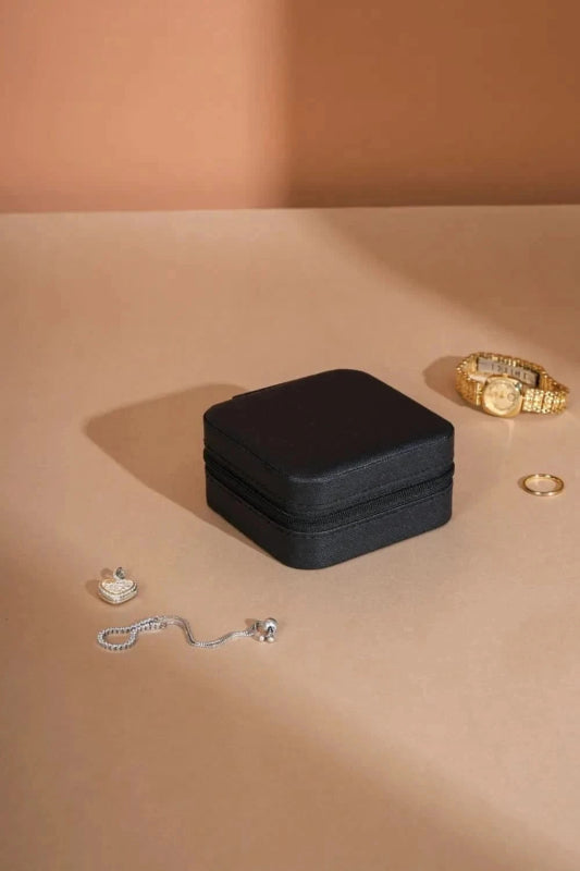 PU Leather Square Jewelry Box - ShalayeFashion