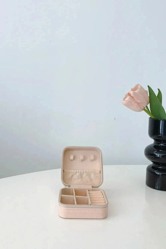 PU Leather Square Jewelry Box - ShalayeFashion