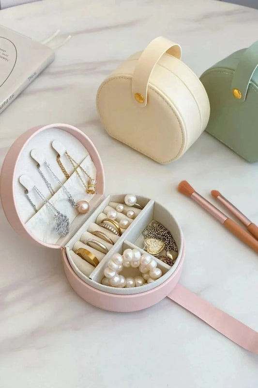 PU Leather Travel Jewelry Box - ShalayeFashion