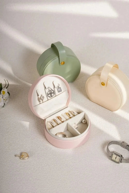 PU Leather Travel Jewelry Box - ShalayeFashion