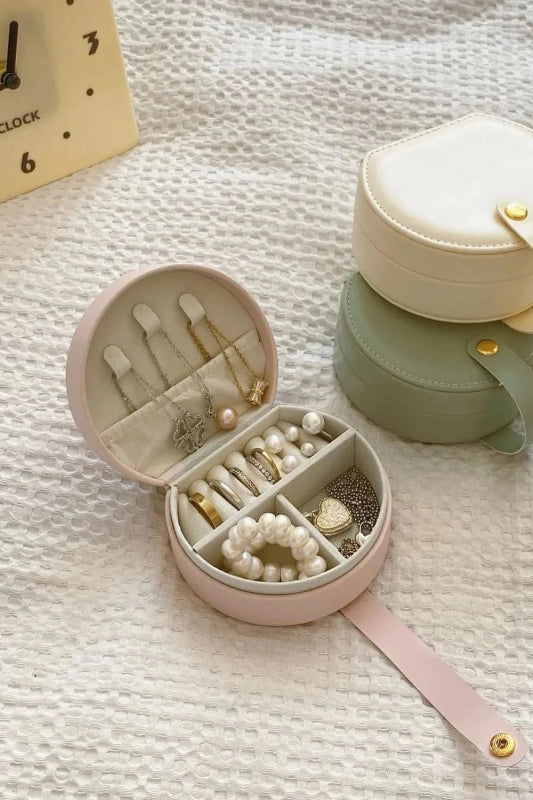 PU Leather Travel Jewelry Box - ShalayeFashion