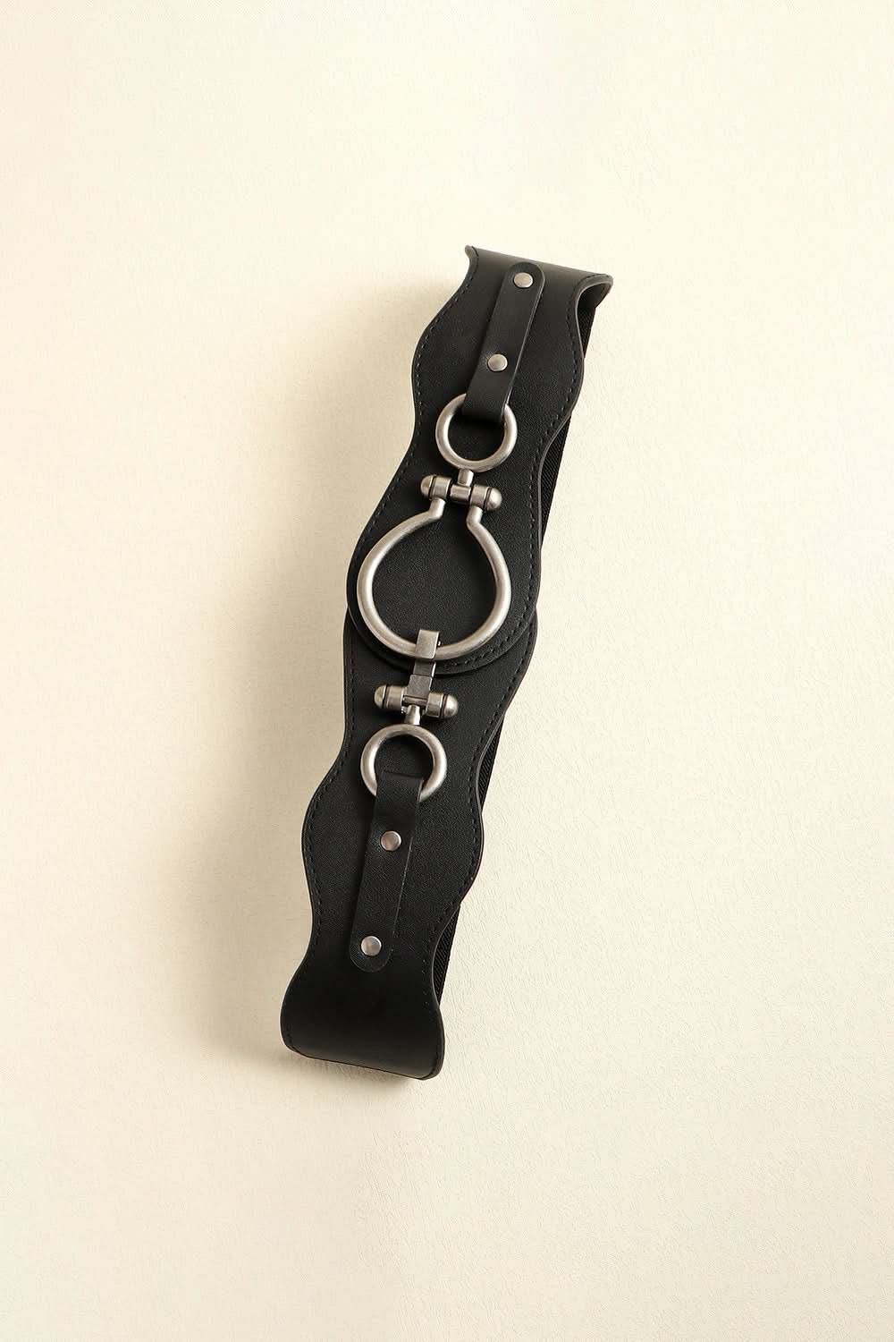 PU Leather Zinc Alloy Buckle Belt - ShalayeFashion