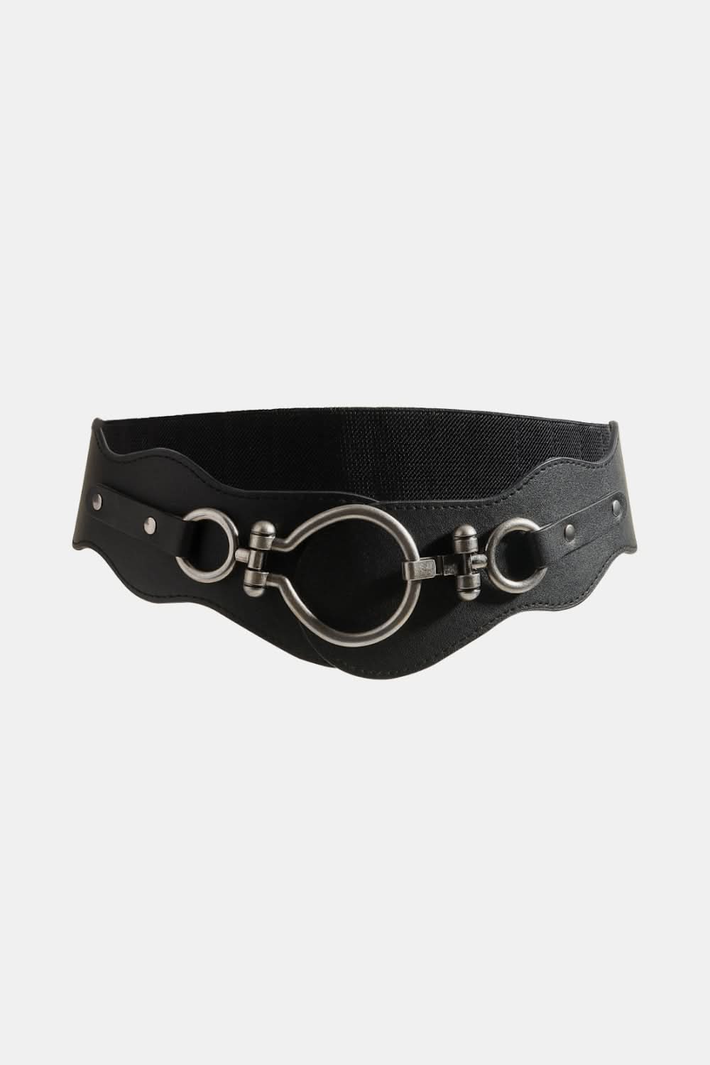 PU Leather Zinc Alloy Buckle Belt - ShalayeFashion