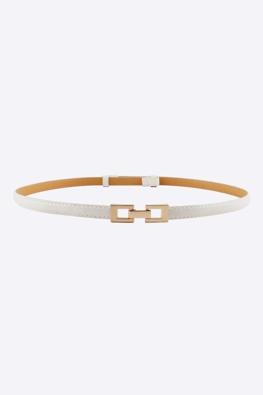 PU Skinny Belt - ShalayeFashion