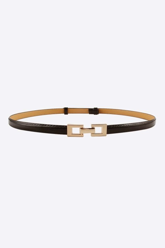 PU Skinny Belt - ShalayeFashion