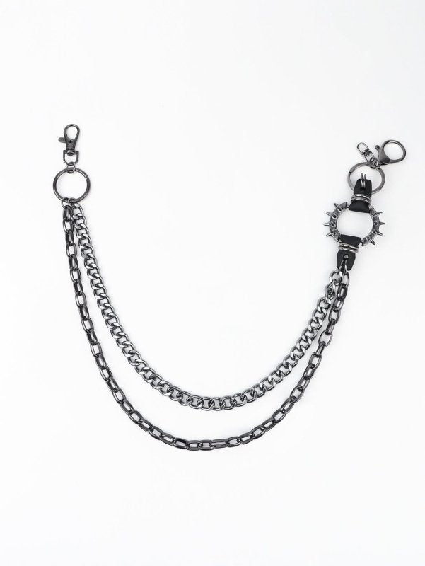 Punk Aluminium Chain Belt - ShalayeFashion