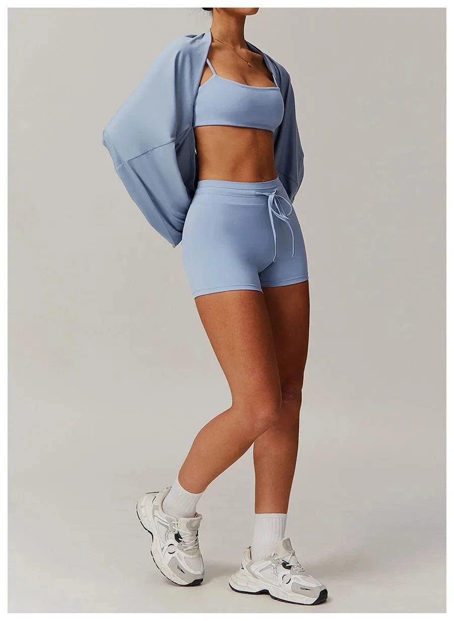 Push Up Sports Bra Set Women Yoga - ShalayeFashion