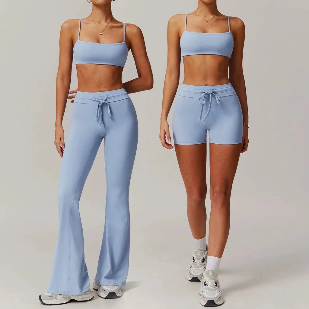 Push Up Sports Bra Set Women Yoga - ShalayeFashion