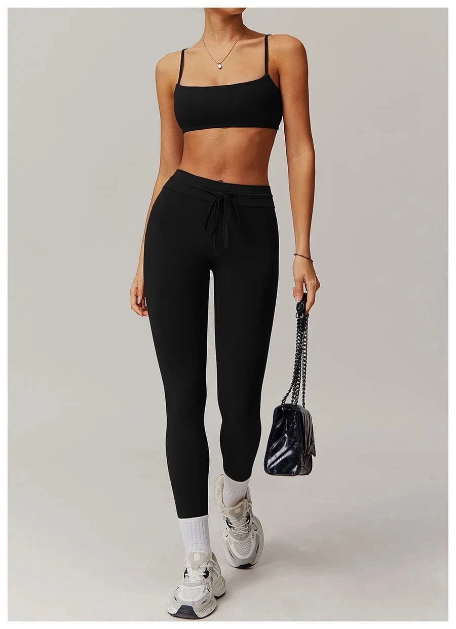 Push Up Sports Bra Set Women Yoga - ShalayeFashion