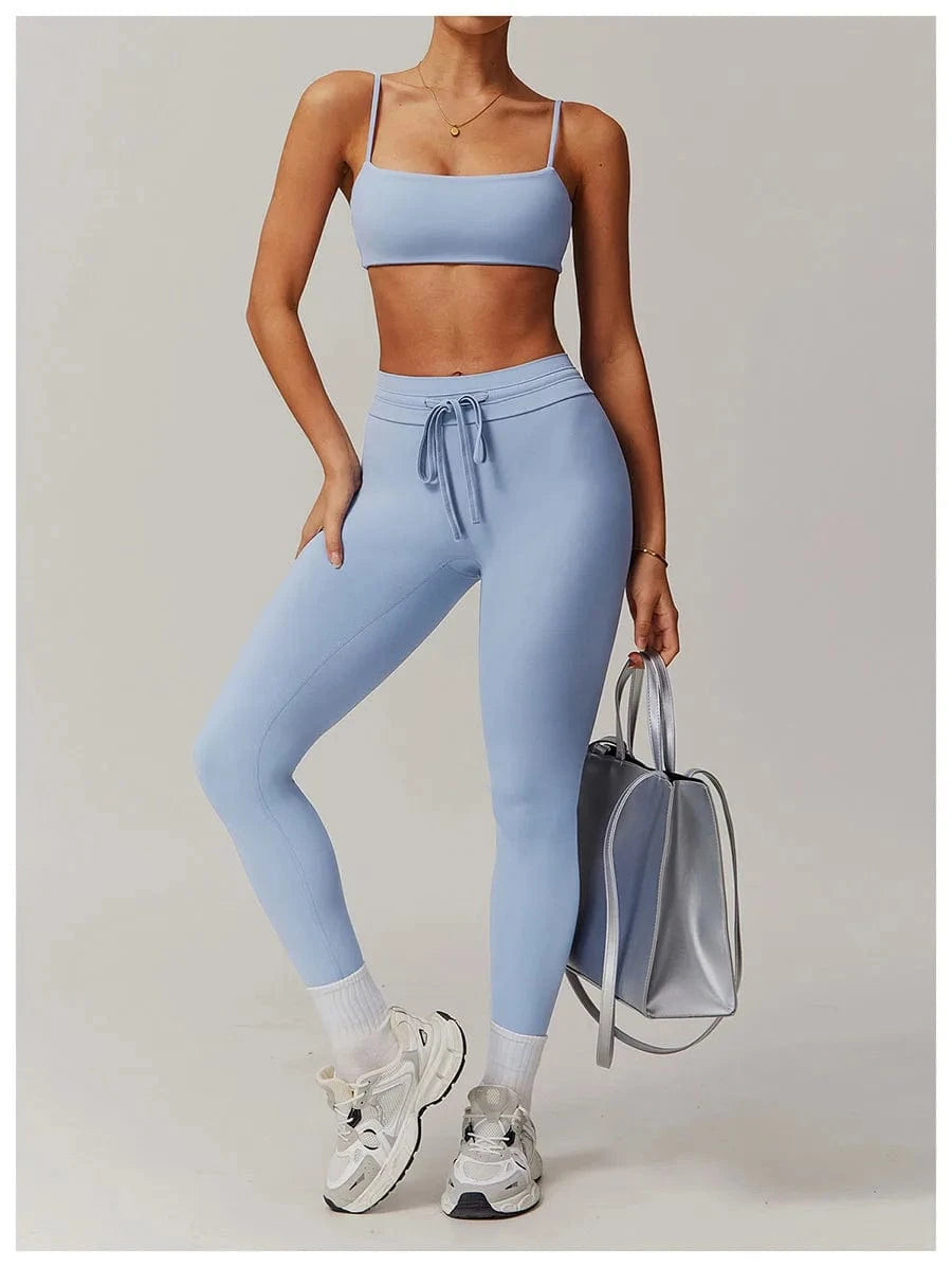 Push Up Sports Bra Set Women Yoga - ShalayeFashion